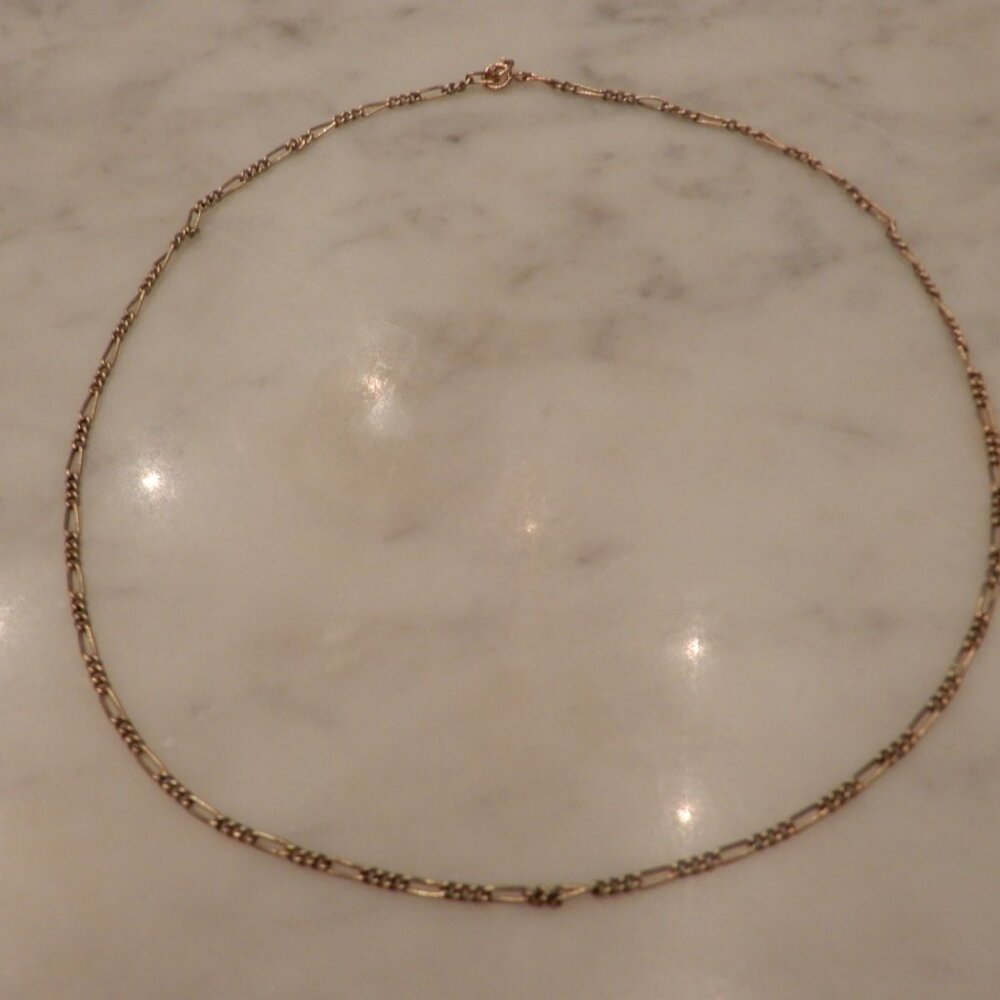10 K Yellow Gold Figaro Chain